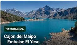 Embalse de aguas turquesa